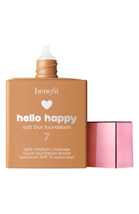 Benefit Hello Happy Soft Blur Foundation SPF 15 - 7 - medium-tan neutral warm