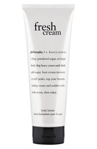 philosophy body lotion - fresh cream