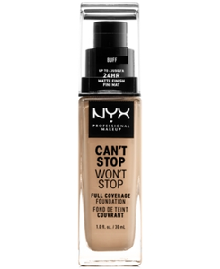 NYX Can't Stop Won't Stop Full Coverage Foundation - CSWSF10 - Buff