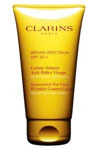 Clarins Sunscreen For Face Wrinkle Control Cream SPF 50+