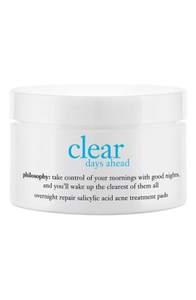 philosophy clear days ahead overnight repair acne treatment pads