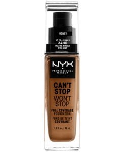 NYX Can't Stop Won't Stop Full Coverage Foundation - CSWSF15.8 - Honey