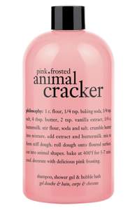 philosophy shampoo, shower gel & bubble bath - pink frosted animal cracker