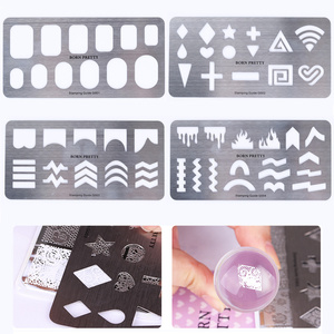 Born Pretty Stainless Steel Stamping Guide Templates - G001